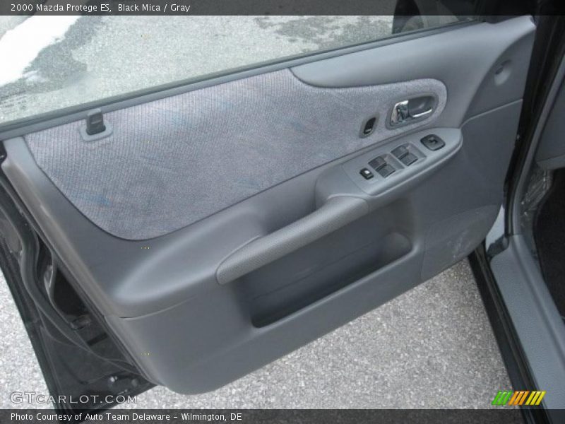 Black Mica / Gray 2000 Mazda Protege ES
