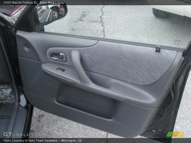 Black Mica / Gray 2000 Mazda Protege ES