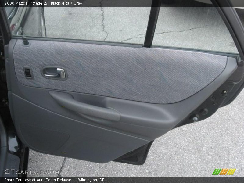 Black Mica / Gray 2000 Mazda Protege ES