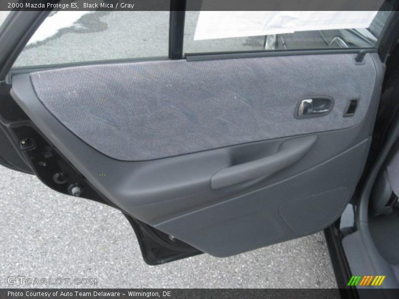 Black Mica / Gray 2000 Mazda Protege ES