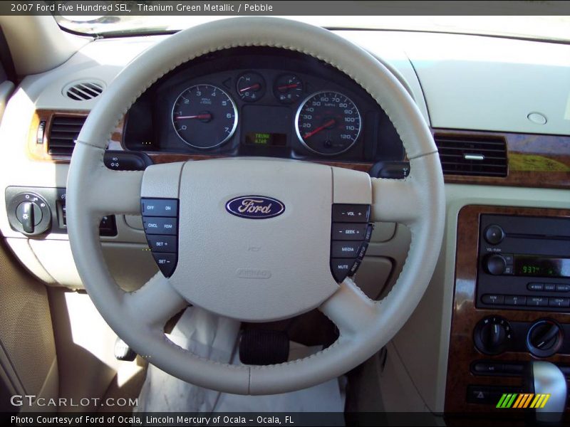 Titanium Green Metallic / Pebble 2007 Ford Five Hundred SEL