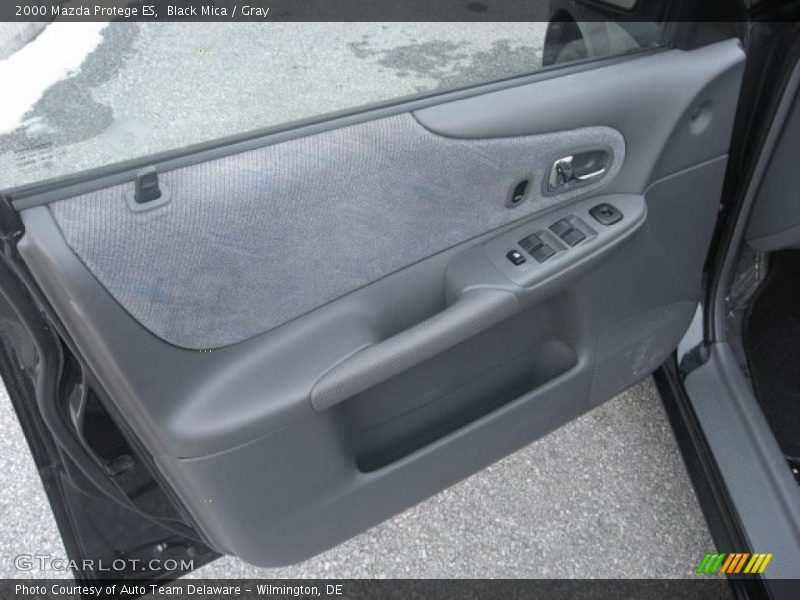 Black Mica / Gray 2000 Mazda Protege ES