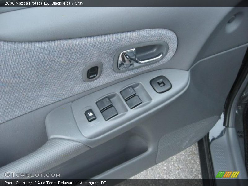 Black Mica / Gray 2000 Mazda Protege ES