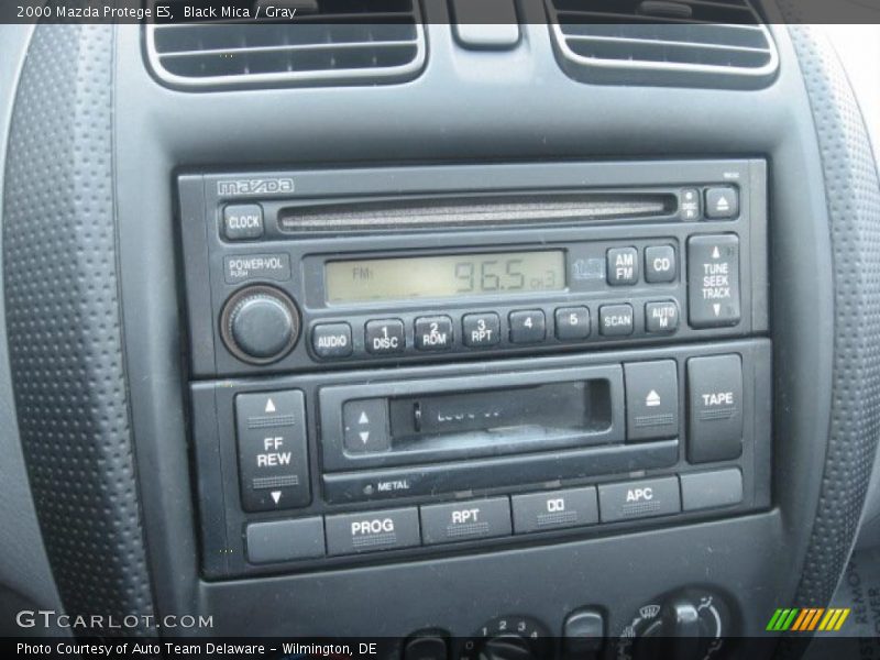 Black Mica / Gray 2000 Mazda Protege ES
