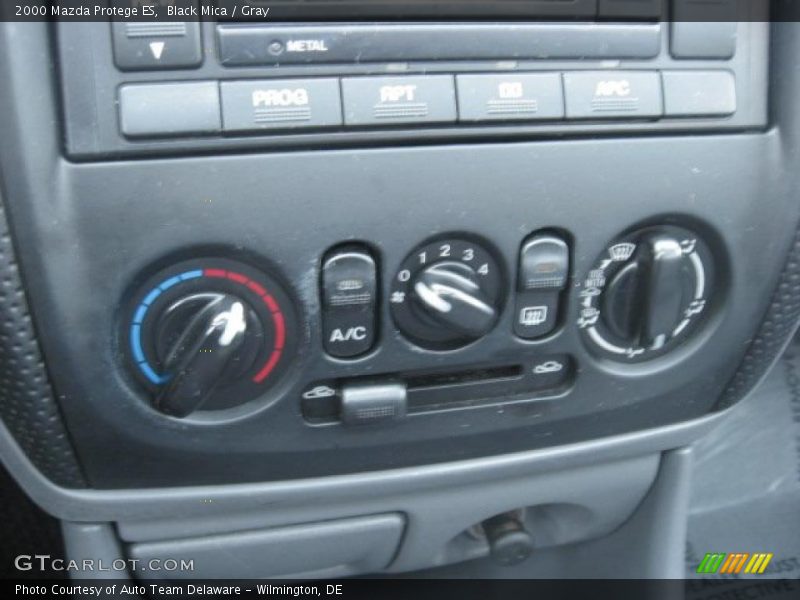 Black Mica / Gray 2000 Mazda Protege ES