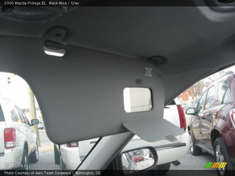 Black Mica / Gray 2000 Mazda Protege ES