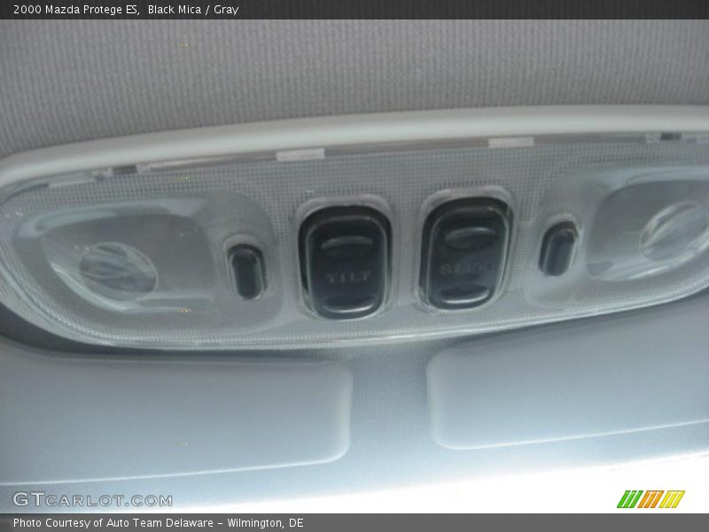 Black Mica / Gray 2000 Mazda Protege ES