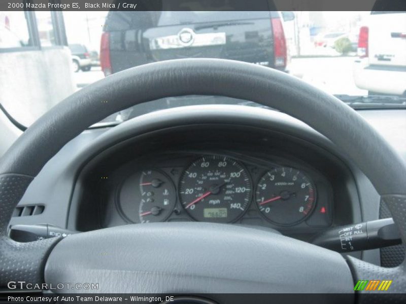 Black Mica / Gray 2000 Mazda Protege ES