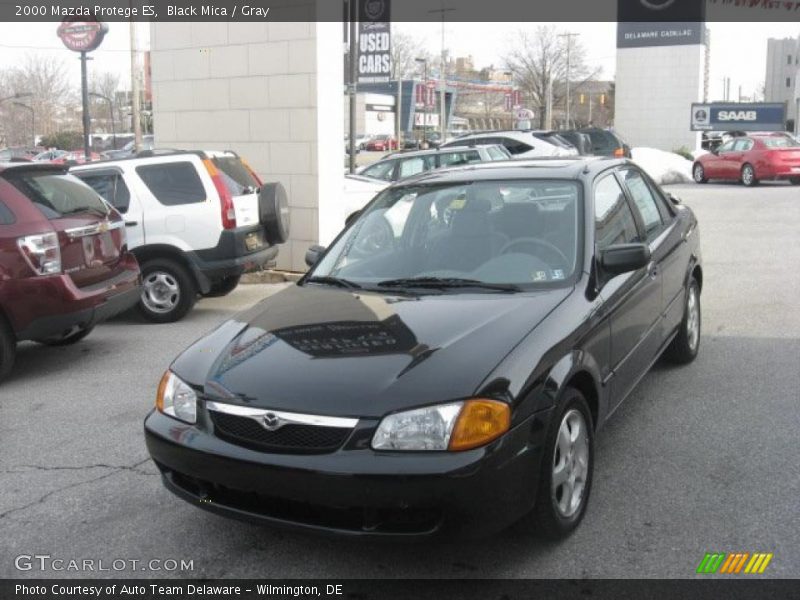 Black Mica / Gray 2000 Mazda Protege ES