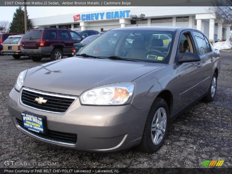 Amber Bronze Metallic / Cashmere Beige 2007 Chevrolet Malibu LS Sedan