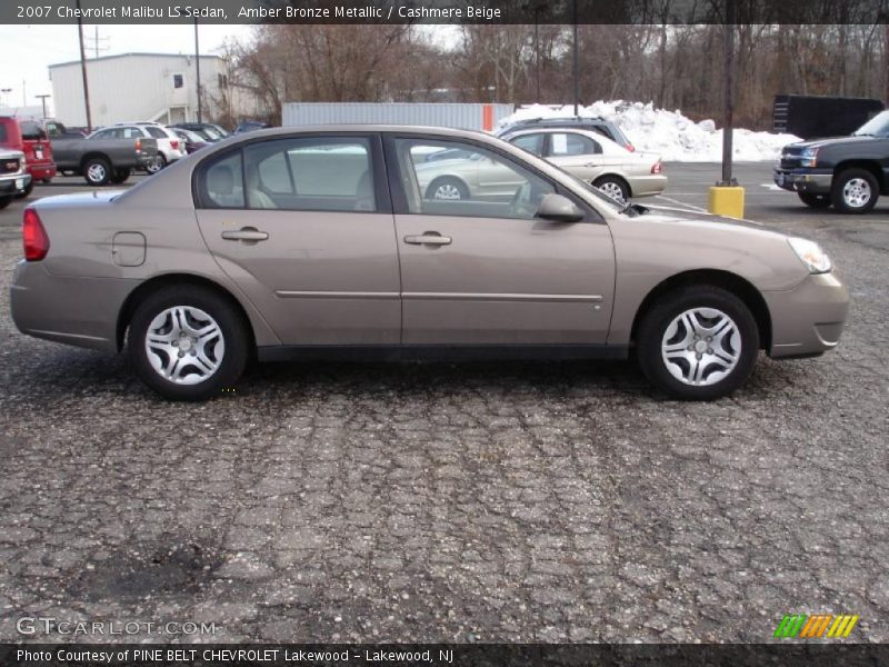 Amber Bronze Metallic / Cashmere Beige 2007 Chevrolet Malibu LS Sedan