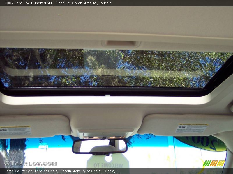 Titanium Green Metallic / Pebble 2007 Ford Five Hundred SEL
