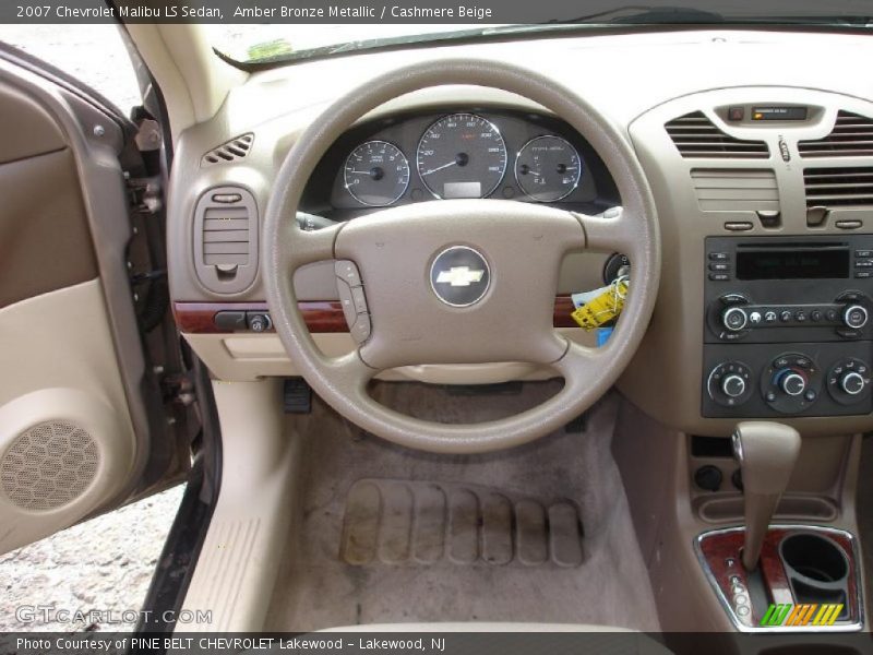 Amber Bronze Metallic / Cashmere Beige 2007 Chevrolet Malibu LS Sedan