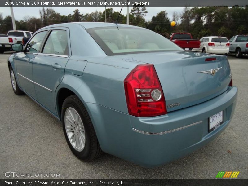 Clearwater Blue Pearl / Dark Khaki/Light Graystone 2008 Chrysler 300 Touring