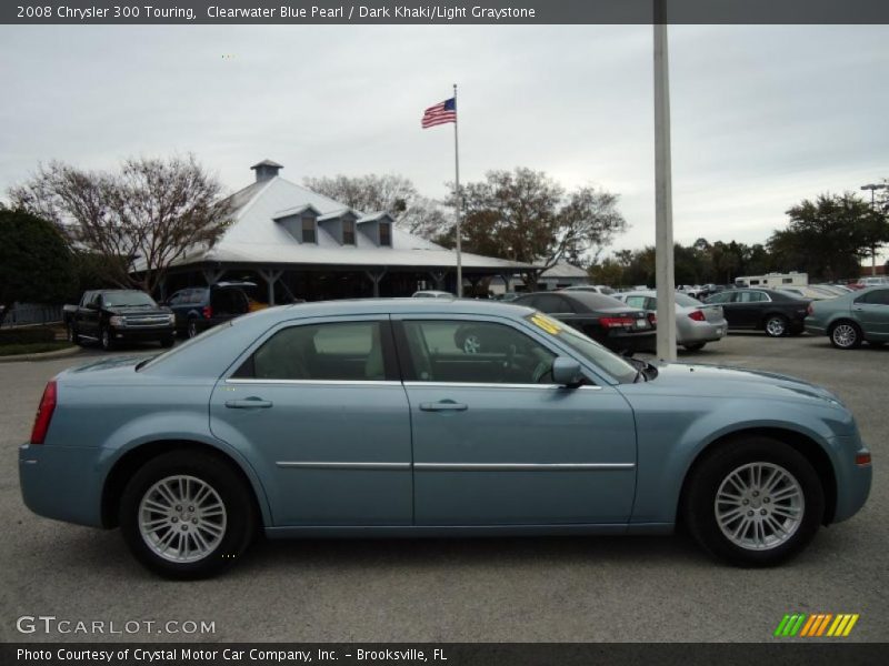 Clearwater Blue Pearl / Dark Khaki/Light Graystone 2008 Chrysler 300 Touring