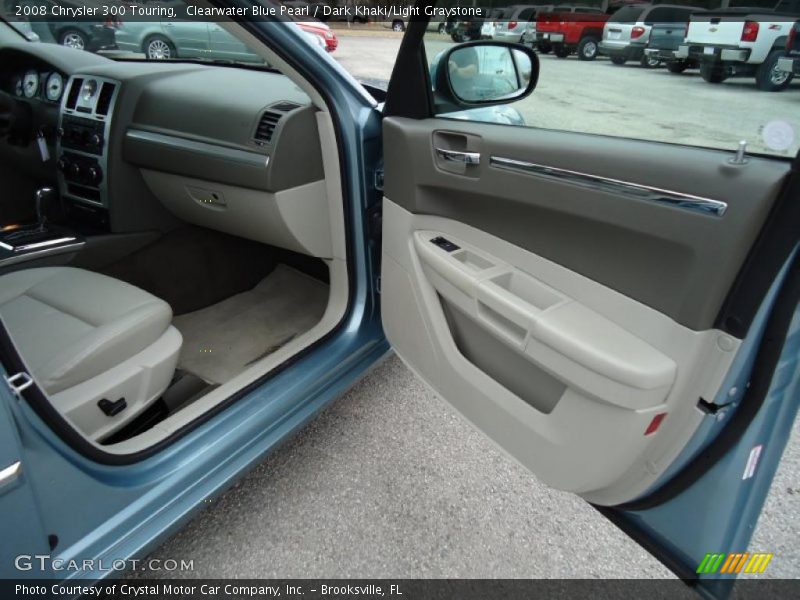 Clearwater Blue Pearl / Dark Khaki/Light Graystone 2008 Chrysler 300 Touring