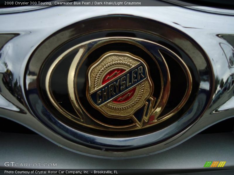 Clearwater Blue Pearl / Dark Khaki/Light Graystone 2008 Chrysler 300 Touring