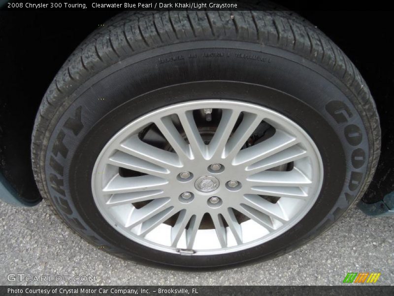 Clearwater Blue Pearl / Dark Khaki/Light Graystone 2008 Chrysler 300 Touring