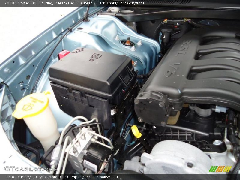 Clearwater Blue Pearl / Dark Khaki/Light Graystone 2008 Chrysler 300 Touring
