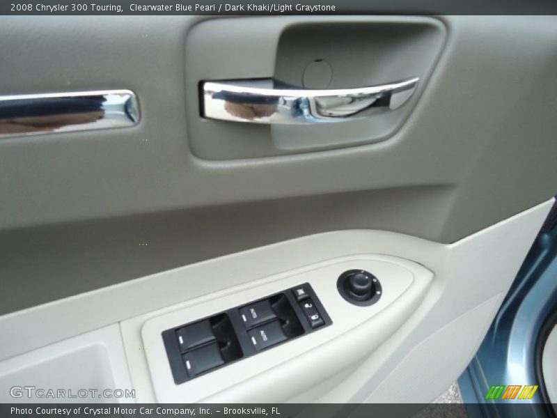 Clearwater Blue Pearl / Dark Khaki/Light Graystone 2008 Chrysler 300 Touring
