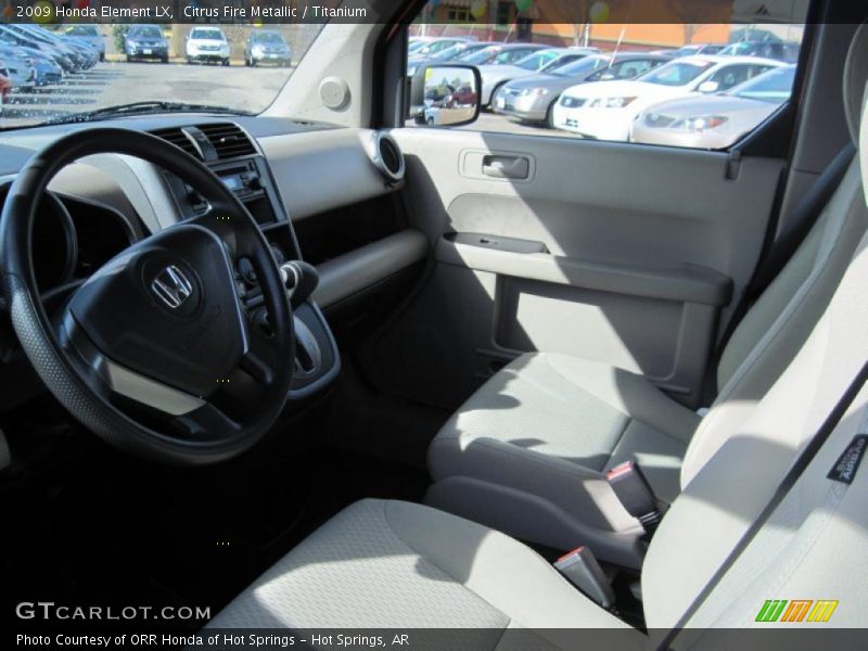 Citrus Fire Metallic / Titanium 2009 Honda Element LX