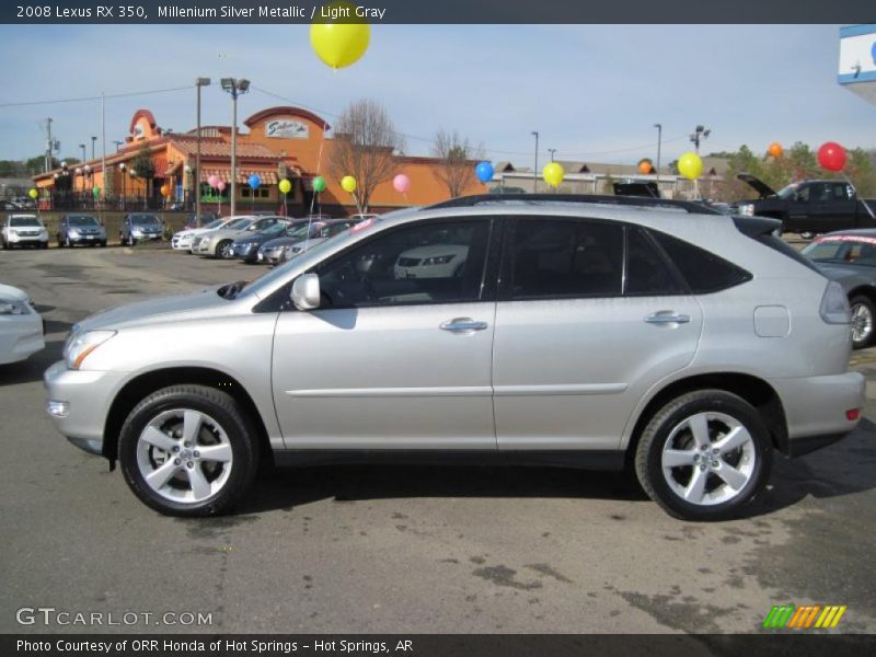 Millenium Silver Metallic / Light Gray 2008 Lexus RX 350