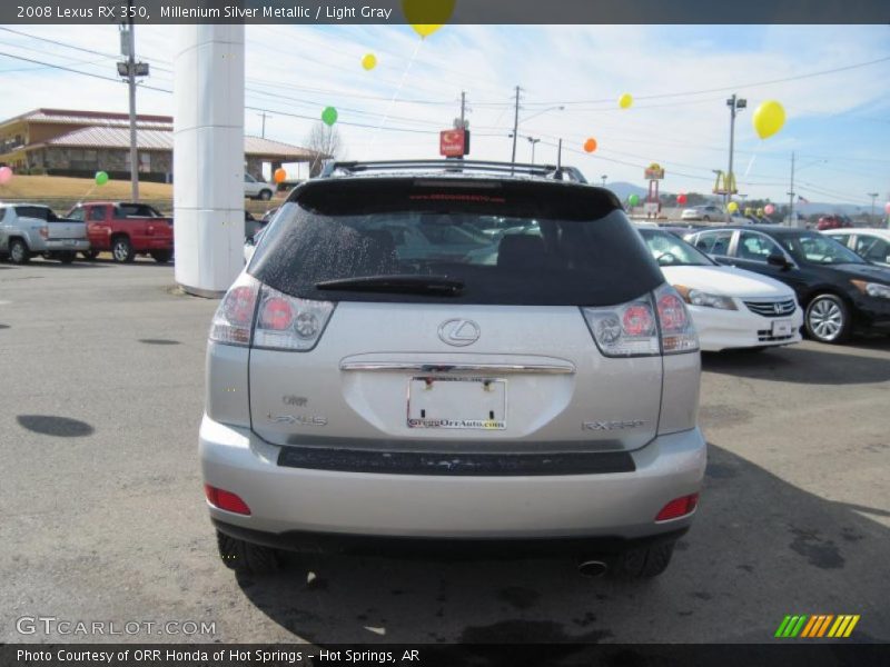 Millenium Silver Metallic / Light Gray 2008 Lexus RX 350
