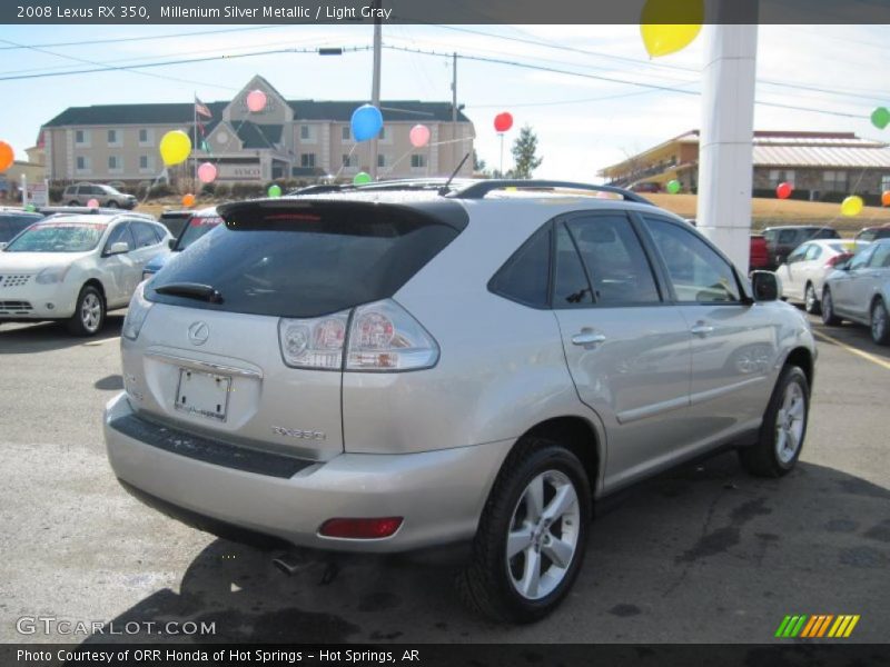 Millenium Silver Metallic / Light Gray 2008 Lexus RX 350