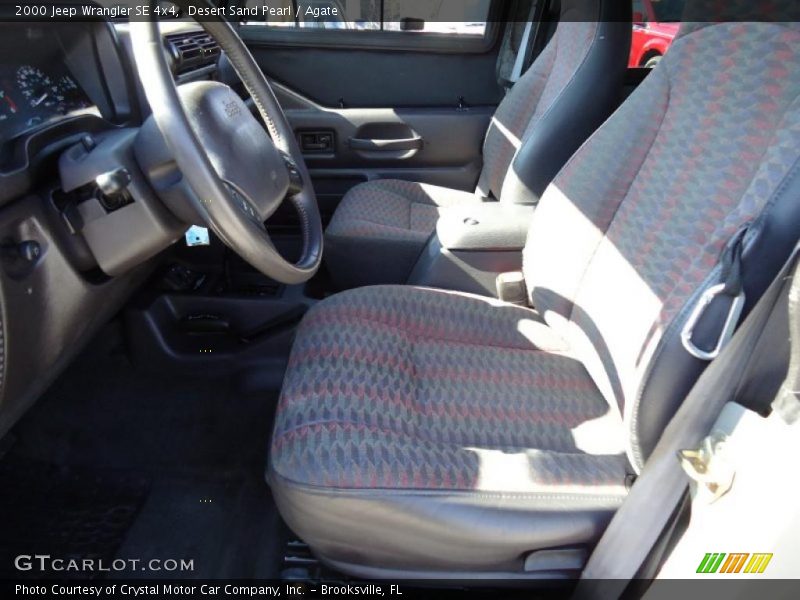 Desert Sand Pearl / Agate 2000 Jeep Wrangler SE 4x4