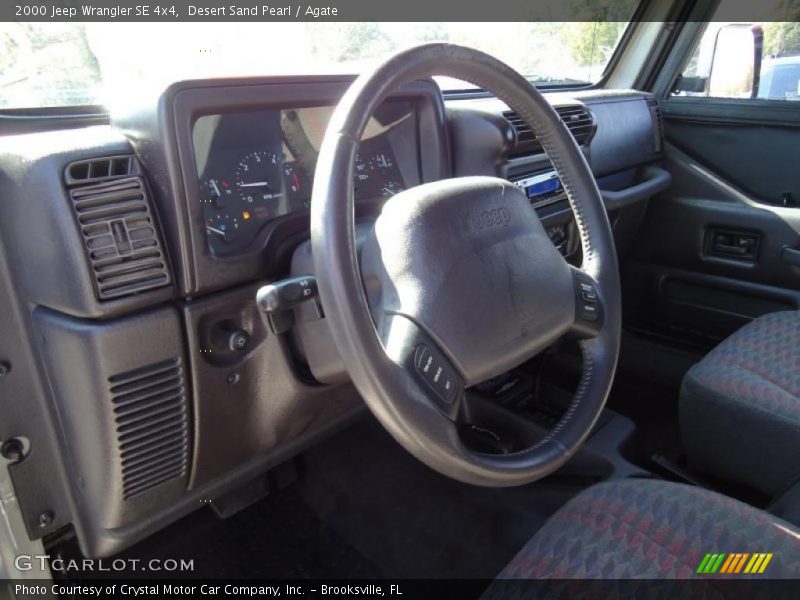  2000 Wrangler SE 4x4 Agate Interior