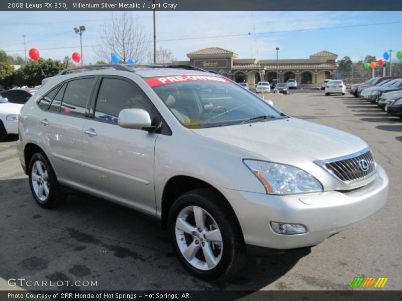 Millenium Silver Metallic / Light Gray 2008 Lexus RX 350