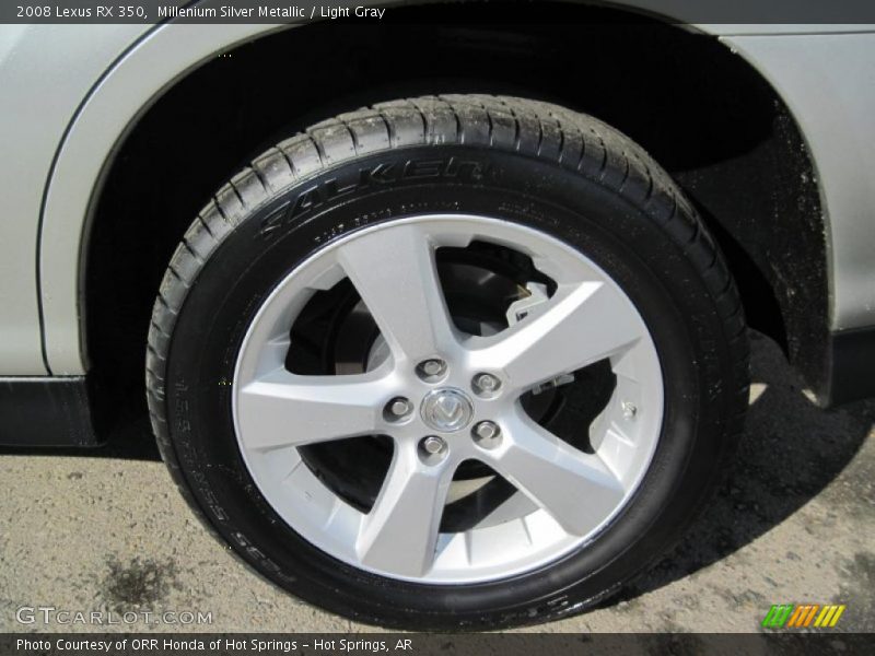 Millenium Silver Metallic / Light Gray 2008 Lexus RX 350