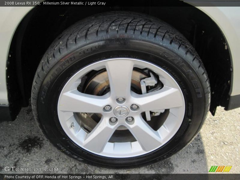 Millenium Silver Metallic / Light Gray 2008 Lexus RX 350