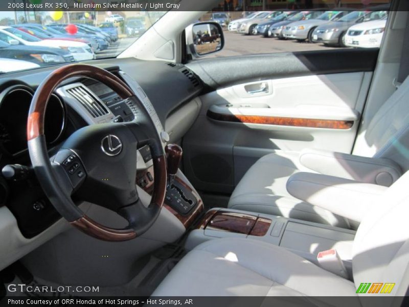Millenium Silver Metallic / Light Gray 2008 Lexus RX 350