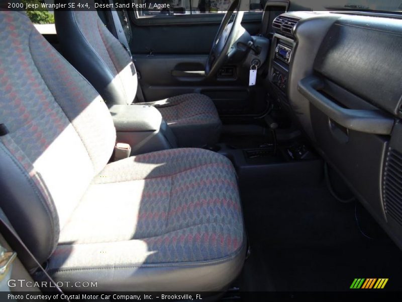 Desert Sand Pearl / Agate 2000 Jeep Wrangler SE 4x4