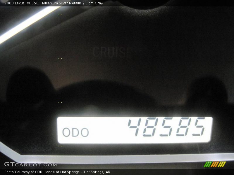 Millenium Silver Metallic / Light Gray 2008 Lexus RX 350