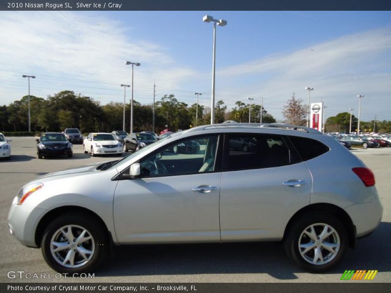 Silver Ice / Gray 2010 Nissan Rogue SL