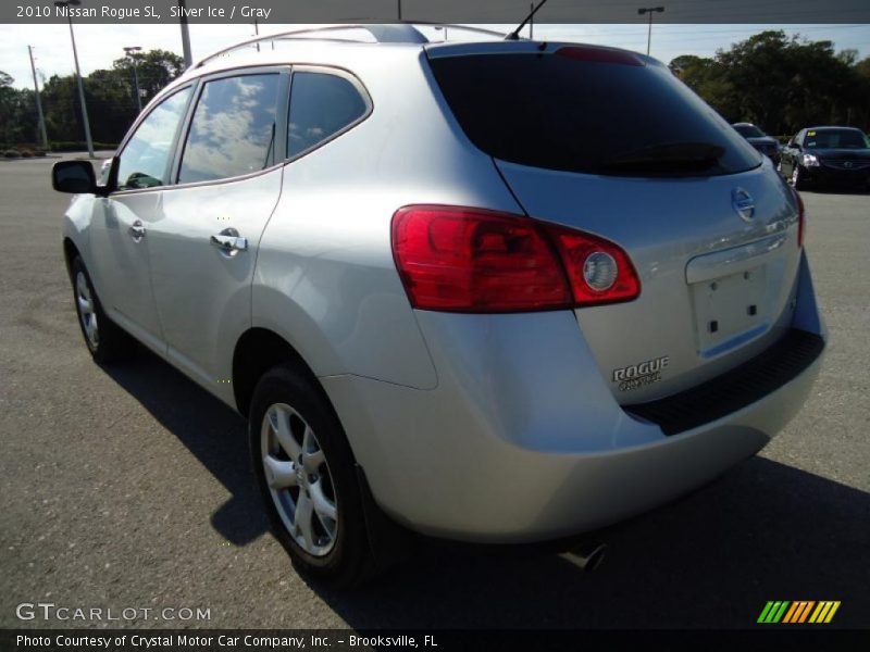 Silver Ice / Gray 2010 Nissan Rogue SL