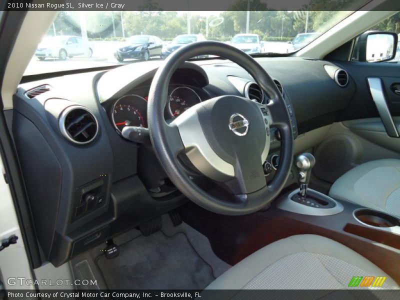 Silver Ice / Gray 2010 Nissan Rogue SL