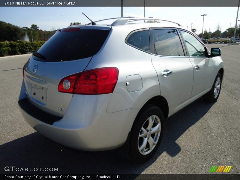 Silver Ice / Gray 2010 Nissan Rogue SL