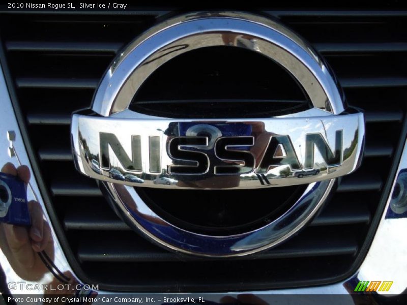 Silver Ice / Gray 2010 Nissan Rogue SL