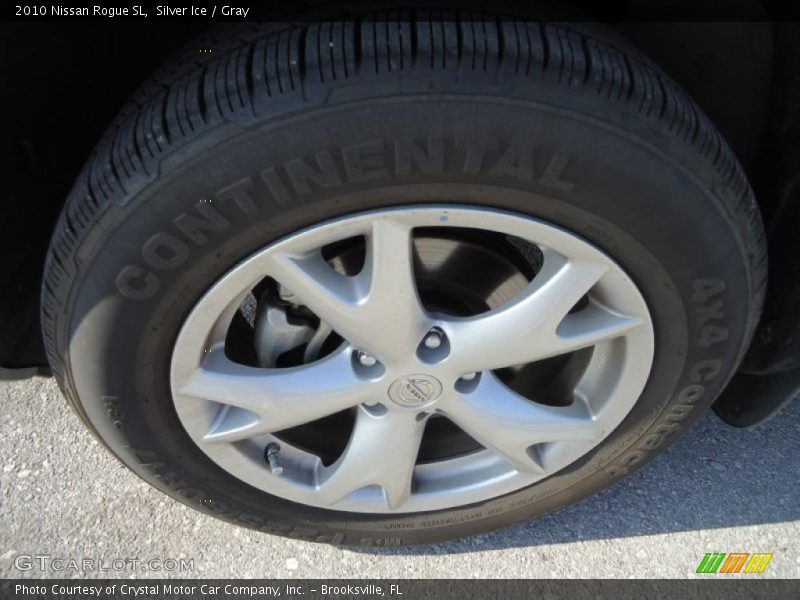 Silver Ice / Gray 2010 Nissan Rogue SL