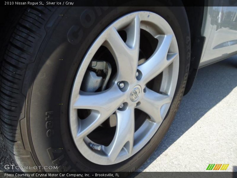 Silver Ice / Gray 2010 Nissan Rogue SL