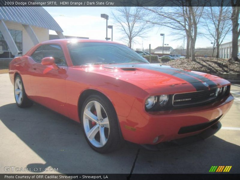 HEMI Orange / Dark Slate Gray 2009 Dodge Challenger SRT8