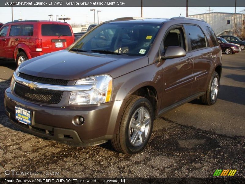 Granite Gray Metallic / Light Gray 2007 Chevrolet Equinox LT AWD