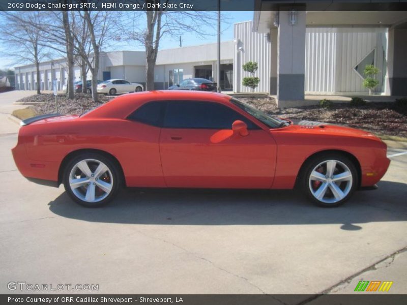 HEMI Orange / Dark Slate Gray 2009 Dodge Challenger SRT8