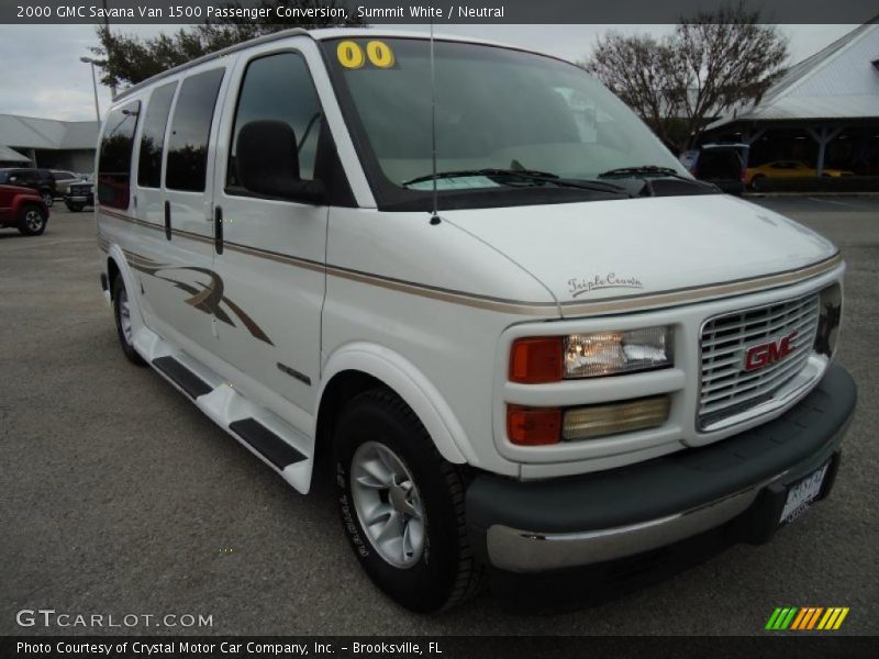 Summit White / Neutral 2000 GMC Savana Van 1500 Passenger Conversion