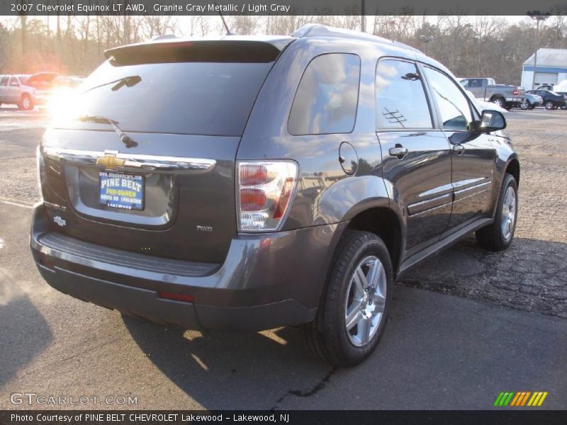 Granite Gray Metallic / Light Gray 2007 Chevrolet Equinox LT AWD