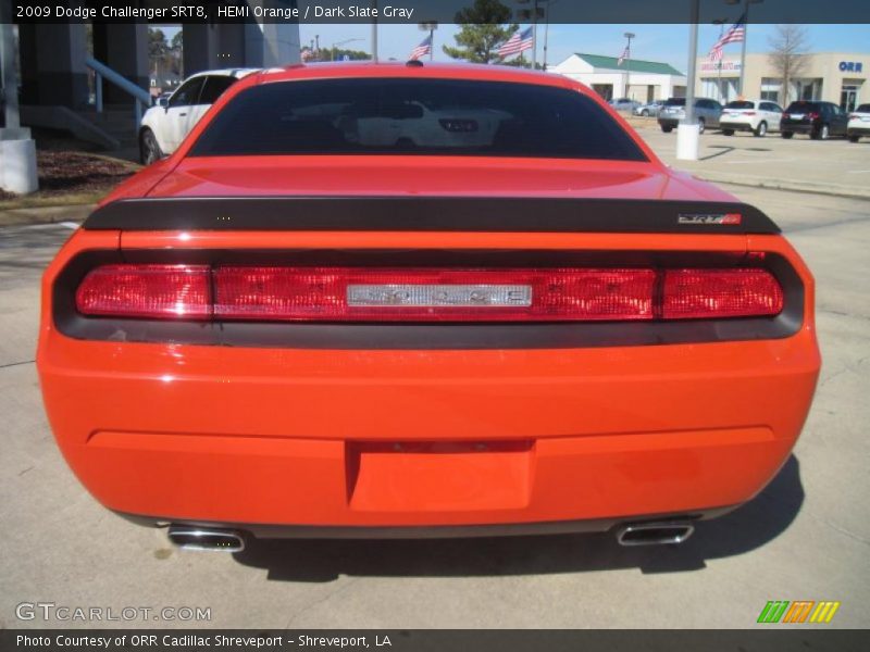 HEMI Orange / Dark Slate Gray 2009 Dodge Challenger SRT8