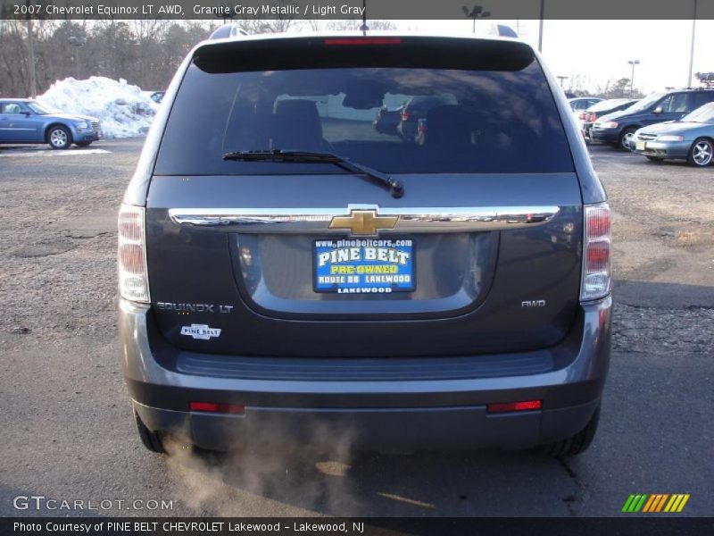Granite Gray Metallic / Light Gray 2007 Chevrolet Equinox LT AWD
